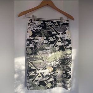 Gravel and Gold water cycle skirt size 3. Rare! Made in San Francisco, CA